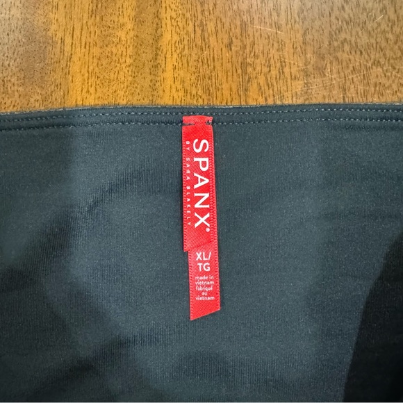 SPANX Faux Leather Leggings High Waisted Size XL - Picture 4 of 9